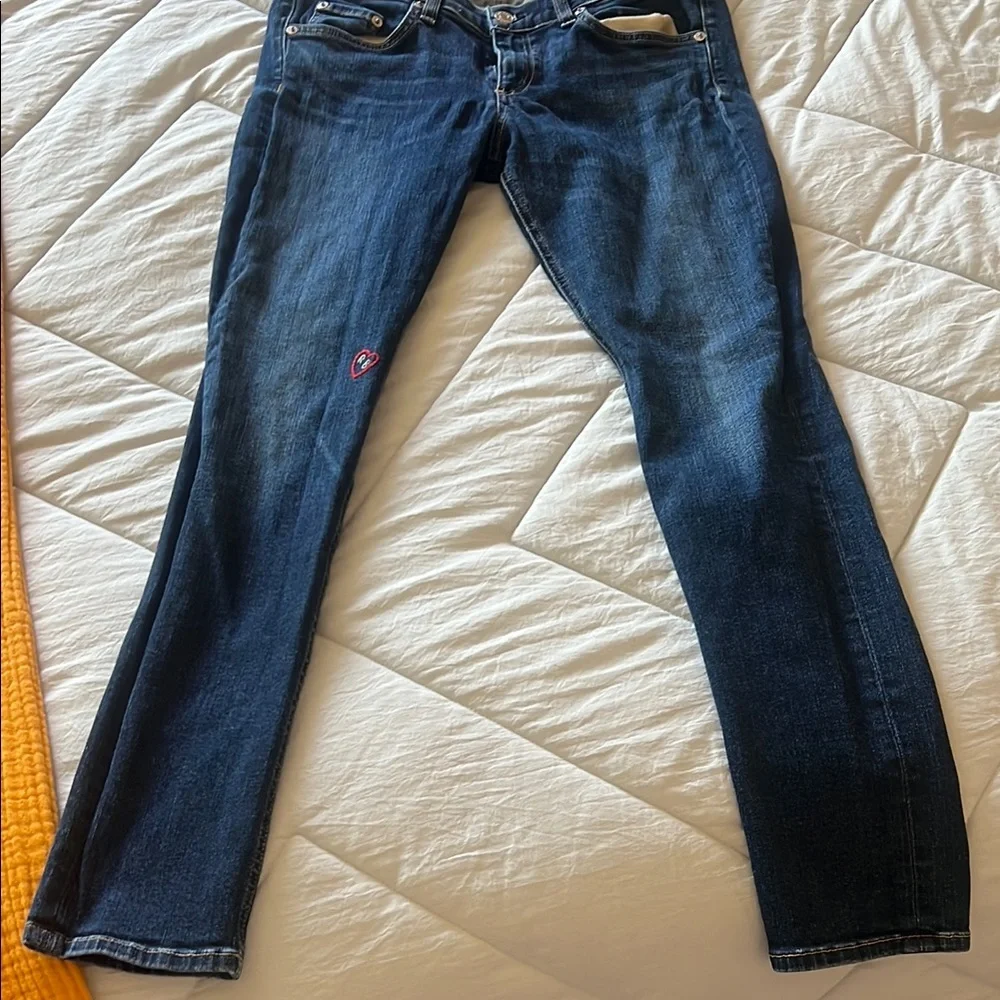 rag & bone Dark Blue Straight Leg Jeans SZ 29 - Picture 2 of 8